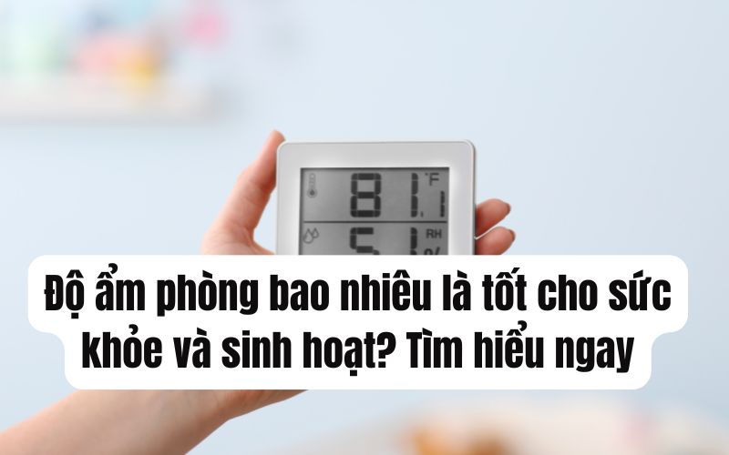 Độ ẩm phòng bao nhiêu là tốt cho sức khỏe và sinh hoạt? Tìm hiểu ngay Độ ẩm phòng bao nhiêu là tốt cho sức khỏe và sinh hoạt? Tìm hiểu ngay